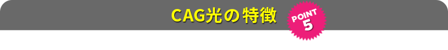 CAG光 ご契約特典